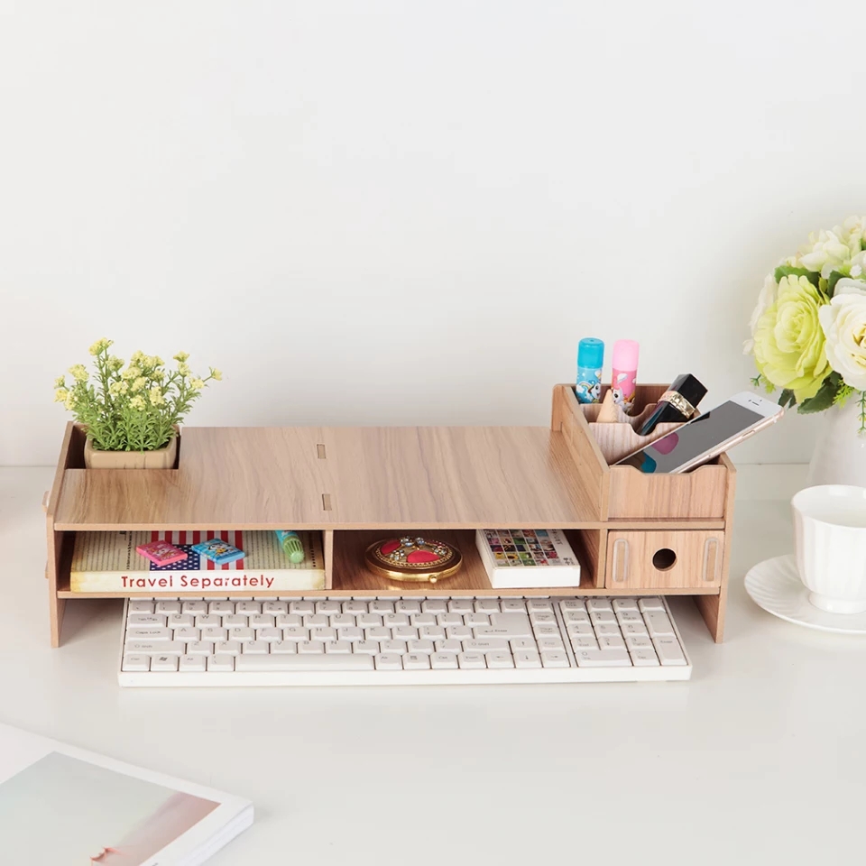 Wooden desktop
